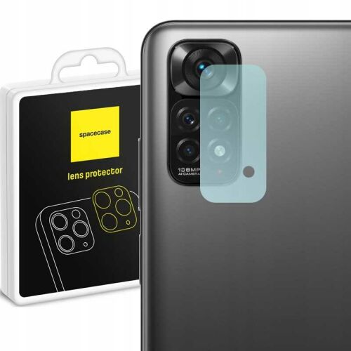 Spacecase Redmi Note 11S kamera lencsevédő alkalmazása - Kijelzővédő fólia