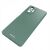 Spacecase Sötétzöld Szilikon Tok Xiaomi Redmi Note 10 Pro telefonhoz, ferde nézet