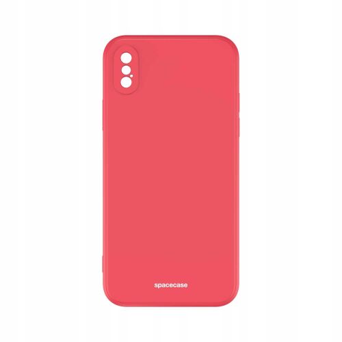 Spacecase Piros Szilikon Tok iPhone X/Xs készülékhez, hátsó nézet - Spacecase