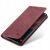 Spacecase piros pénztárca tok Samsung Galaxy S23 Plus telefonhoz, nyitott nézet