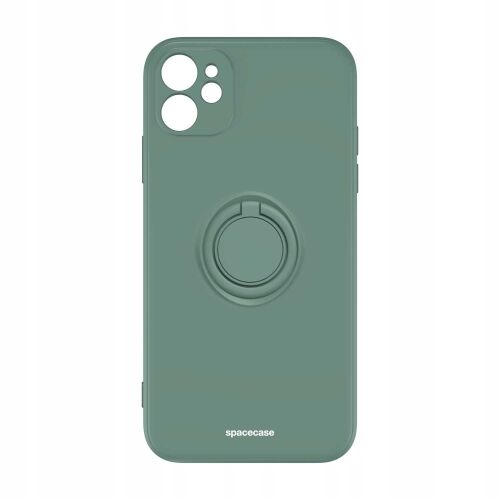 Spacecase sötétzöld szilikon gyűrű tok iPhone 11-hez - Spacecase