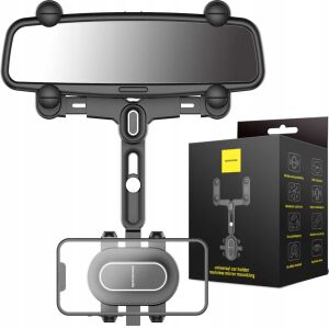 Autótartó Tükör Telefonhoz Sc19 Tükör Fekete Tükörhez 126550344 - Autós pohártartó