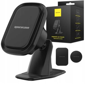 Mágneses Autótartó Fekete Sc09 Konzolpanelhez 126550744 - Autós pohártartó