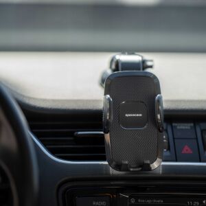 Spacecase SC18 Univerzális Fekete Autós Telefontartó a Műszerfalon - Autós pohártartó