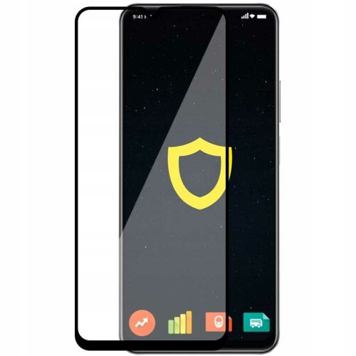 Spacecase 5D Edzett Üveg Képernyővédő Realme C51/C53 telefonra felhelyezve - Spacecase