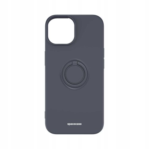 Spacecase Fekete Szilikon Gyűrű Tok iPhone 15-höz - Sport telefontok