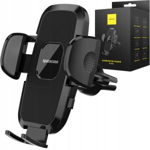 Spacecase SC20 univerzális autós telefontartó szellőzőrácsra, fekete, csomagolással - Autós pohártartó
