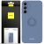 Spacecase kék szilikon gyűrűs tok Samsung Galaxy A15 4G/5G telefonhoz, csomagolással