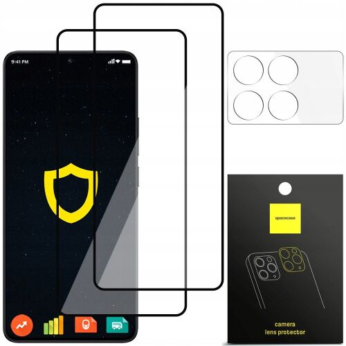 Spacecase 5D Edzett Üveg Poco X6 Pro 5G Védőfóliához
