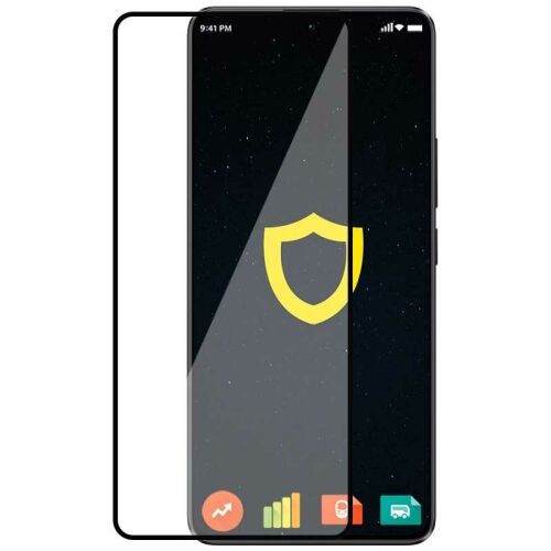 Spacecase 5D Edzett Üveg Képernyővédő Poco X6 / Redmi Note 13 Pro 5G telefonra felhelyezve - Spacecase