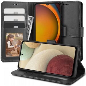 Tech-Protect Wallet Case für Samsung Galaxy Xcover 7 - Schwarz, mit Kartenfächern und Fotoanzeige - Tech-Protect