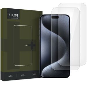 Hofi Edzett Üveg Glass Pro+ 2-Csomag Iphone 16 Pro Clear Telefonhoz 126566546 - HOFI