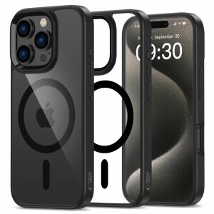 Etui Tech-Protect Magmat MagSafe Czarny/Przezroczysty do iPhone 16 Pro - Tech-Protect