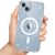 Kézben tartott Tech-Protect Flexair Hybrid MagSafe csillogó iPhone 16 Pro Max tok
