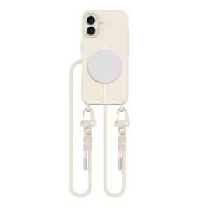 Tech-Protect Magneclace Magnecsafe-Hoz Iphone 16 Tokhoz Cosmic Latte Burkolat