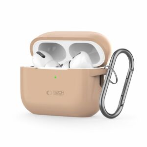 Tech-Protect Szilikon Horog-Tok Apple Airpods Pro 1/2 Caffe Latte-Hoz