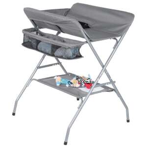 Homeland összecsukható pelenkázó állvány tárolóval, szürke - Pelenkázó asztal