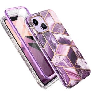SUPCASE COSMO IPHONE 14 PLUS MARMURĂ VIOLET 126578230 - Supcase Huse telefon