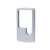 Silver LED magnifying glass with 3x and 6x magnification