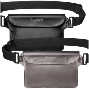 Spigen A620 Geantă Universală Impermeabilă de Talie, Negru și Translucid - Spigen Huse telefon
