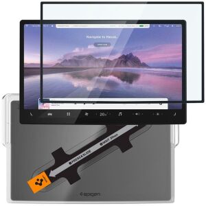 Spigen Glas.tR EZ Fit képernyővédő Tesla Model X/S-hez, telepítő eszközzel - Spigen