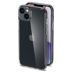 Spigen Airskin Hybrid Przezroczyste Etui do iPhone 14 Plus - Widok Pod Kątem - Spigen
