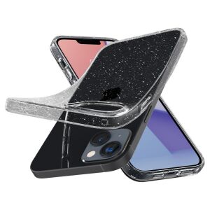 Spigen Liquid Crystal Glitter Etui do iPhone 14 Plus - Przezroczyste - Spigen