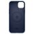 Spigen Silicone Fit MagSafe iPhone 14 Plus Navy Blue Hülle Innenansicht