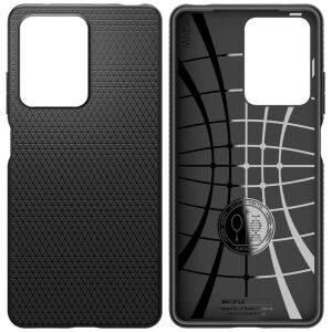 Zadný kryt odolný voči nárazom Xiaomi Redmi Note 12 Pro 5G/Poco X5 Pro 5G - Spigen Liquid Air - čierny 126601309 - Spigen