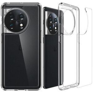 Spigen Ultra Hybrid Crystal Clear Obal pre OnePlus 11 5G, prezentácia ochrany telefónu - Puzdrá na telefóny
