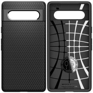 Spigen Liquid Air - Etui do Google Pixel 7A (Czarny) 126601359 - Spigen