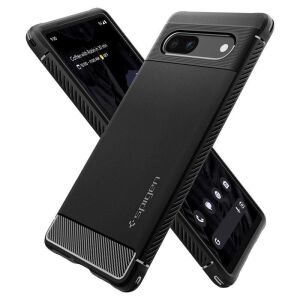 Spigen Rugged Armor - Etui do Google Pixel 7A (Czarny) 126601373 - Spigen