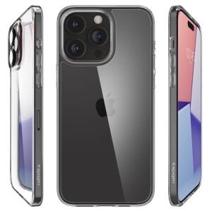Spigen Airskin Hybrid Crystal Clear Etui do iPhone 15 Pro Max, różne widoki - Spigen