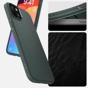 Spigen Liquid Air Abyss Green iPhone 15 Pro Max Hülle Collage - Spigen
