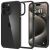 Etui Spigen Ultra Hybrid Matte Black do iPhone 15 Pro Max, częściowo rozłożony widok