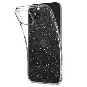 Spigen Liquid Crystal Glitter tok iPhone 15 Plus készülékhez, átlátszó csillámokkal - Spigen