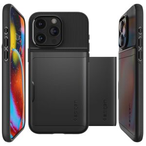 Spigen Slim Armor Cs Tokborító Iphone 15 Pro Fekete Tokhoz 126604127 - Spigen