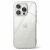 Közelkép a Ringke Air Glitter Clear tokról iPhone 15 Pro Max készüléken