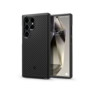 Husă Neagră Spigen Core Armor pe Samsung Galaxy S24 Ultra - Husă de Protecție - Spigen Huse telefon