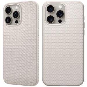 Spigen Liquid Air iPhone 15 Pro Max Tok - Titán - Spigen