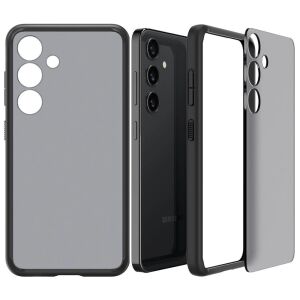 Spigen Ultra Hybrid Transparent Schwarz Hülle für Samsung Galaxy S24+ - Demontierte Ansicht - Handyhüllen