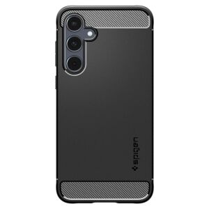 Spigen Rugged Armor matt schwarze Hülle für Samsung Galaxy A55 5G - Spigen