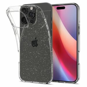 Spigen Liquid Crystal Glitter Hülle für iPhone 16 Pro Max, transparente Schutzhülle - Spigen