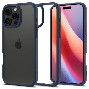 Etui Spigen Ultra Hybrid Navy Blue do iPhone 16 Pro Max - Widok rozłożony - Spigen
