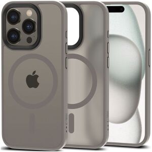 Tech-Protect Magmat Matte Titanium iPhone 15 Pro Max Hülle mit Magsafe - Tech-Protect