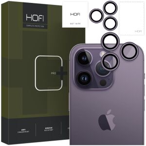 Hofi Camring Pro+ kameralencse védő iPhone 14 Pro/Pro Max készülékhez, mélylila, csomagolással és tisztítókészlettel - HOFI