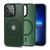Tech-Protect Magmat Hülle für iPhone 13 Pro, Mattgrün, MagSafe kompatibel