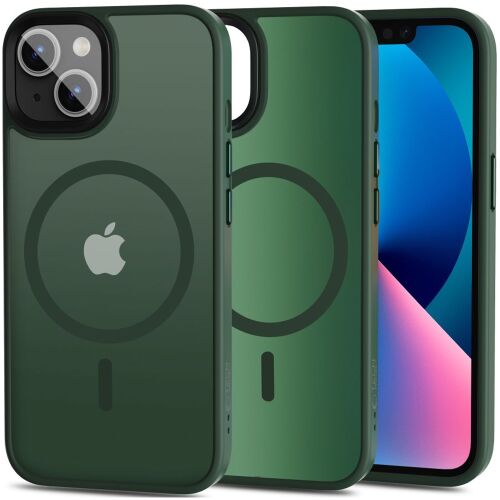 Tech-Protect MagMat Matowe Zielone Etui MagSafe do iPhone 13