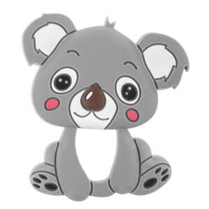 Akuku szilikon rágóka koala, szürke, baba játék, fogzás enyhítésére - Akuku