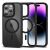 Tech-Protect Magmat Schwarz und Transparent MagSafe Hülle für iPhone 15 Pro